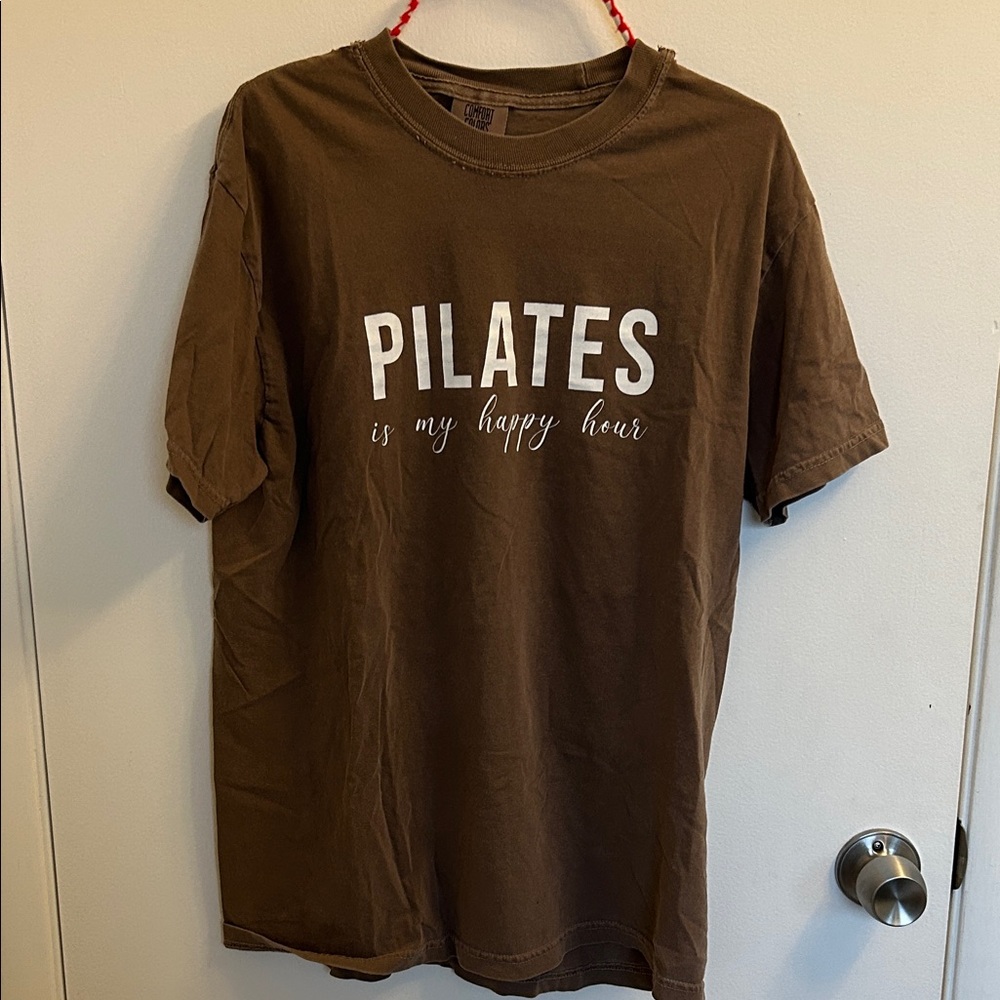Comfort Colors Brown Pilates Tee